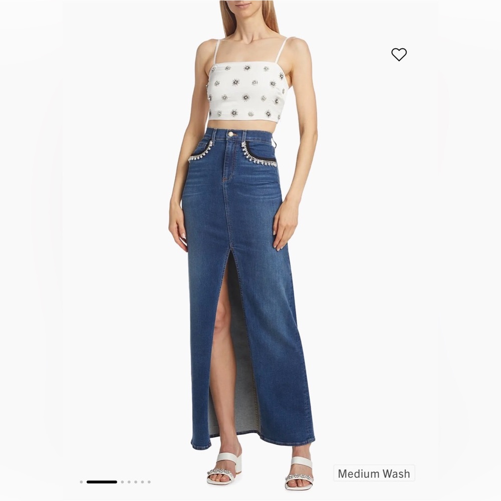 Ramy Brook Denim Jeans with Silver Accents